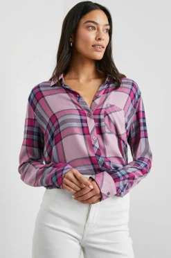 Vrouwen Rails Hunter Shirt - Marine Zee Magenta