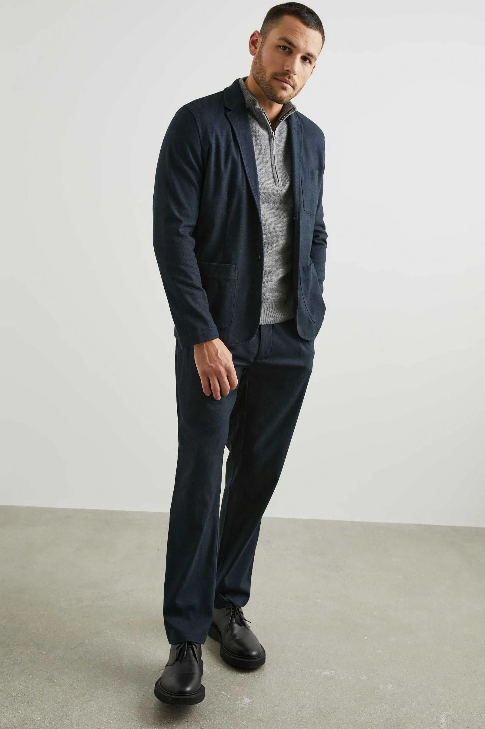 Heren Rails Idris Blazer - Donker Marine