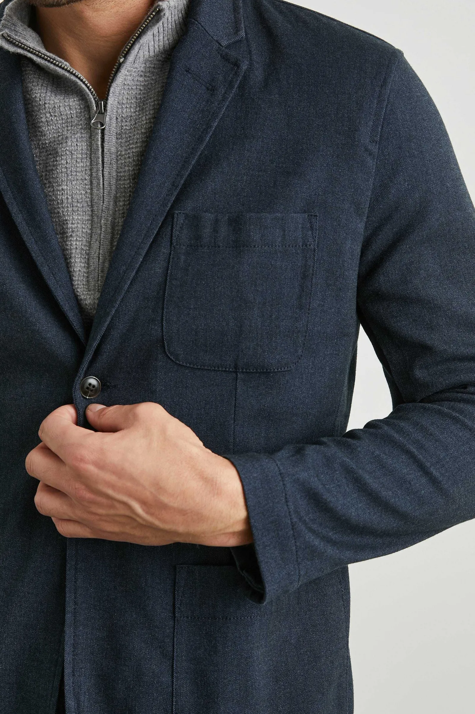 Heren Rails Idris Blazer - Donker Marine