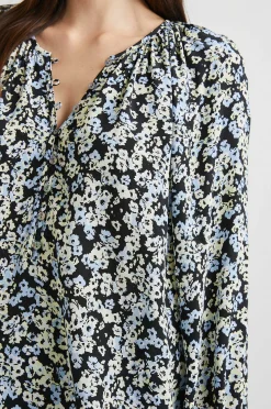 Vrouwen Rails Indi Top - Midnight Meadow Bloemen