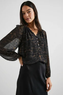 Vrouwen Rails Indi Top - Umber Luipaard