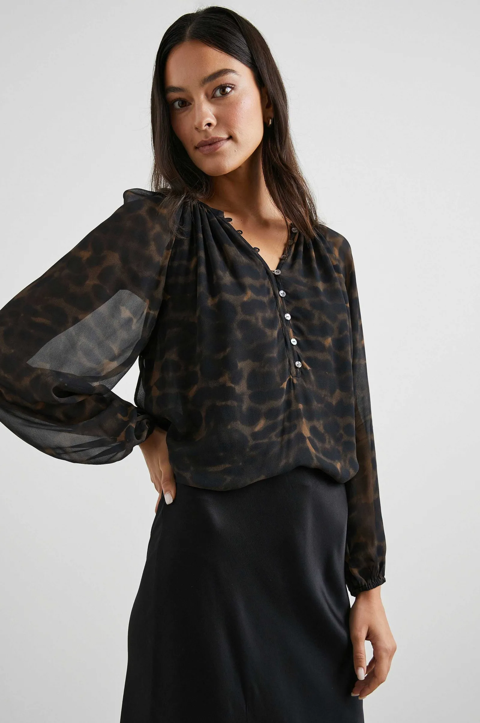 Vrouwen Rails Indi Top - Umber Luipaard