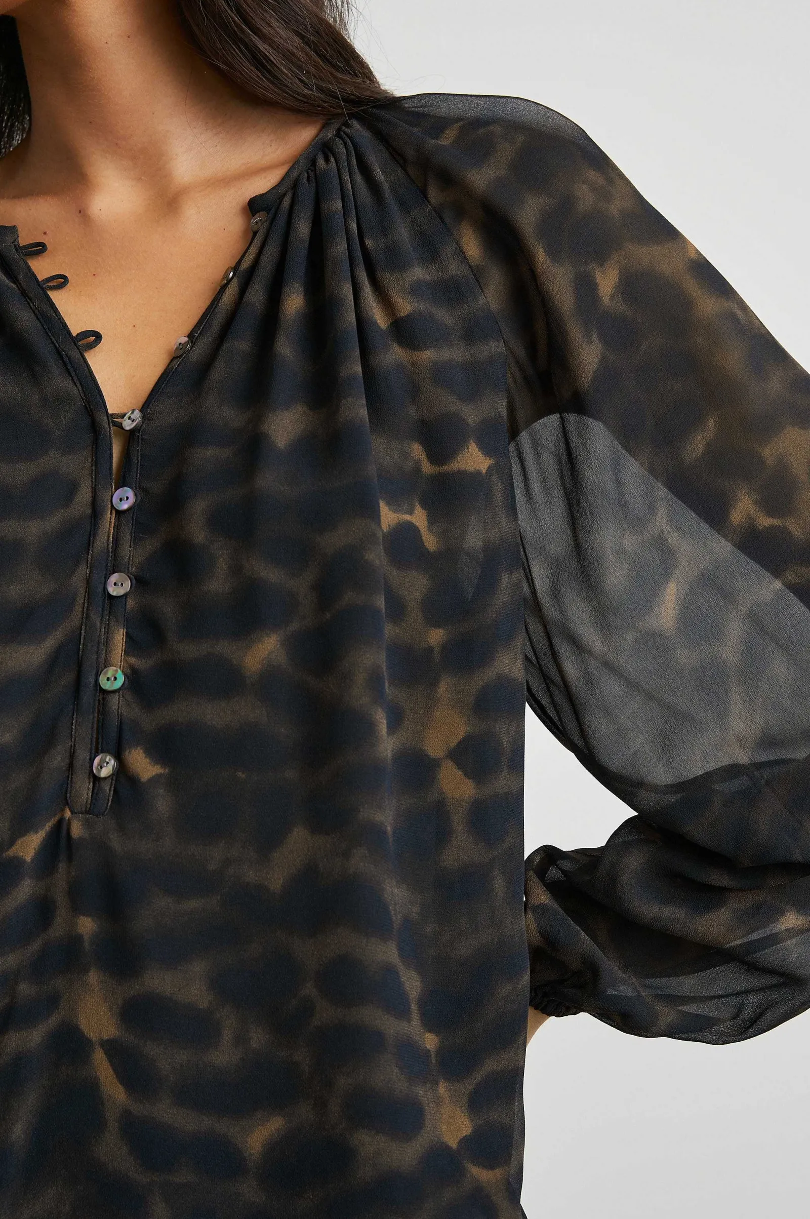 Vrouwen Rails Indi Top - Umber Luipaard