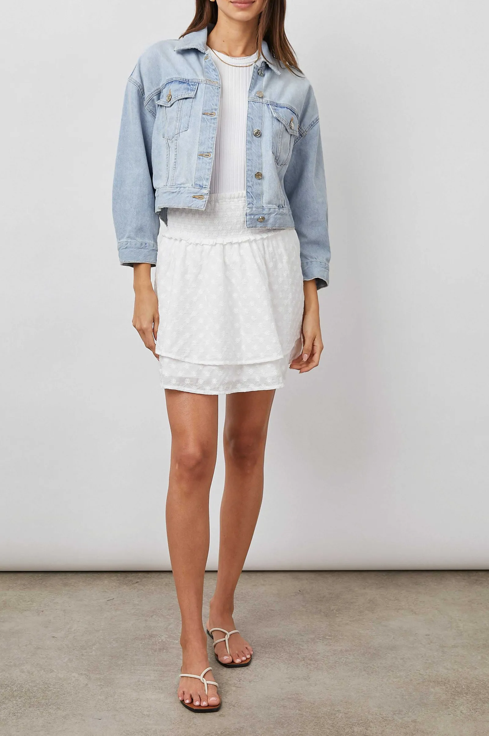 Vrouwen Rails Indio Jas - Vervaagd Blauw Distress