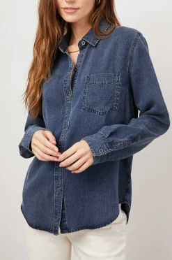 Vrouwen Rails Ingrid Overhemd - Donker Vintage