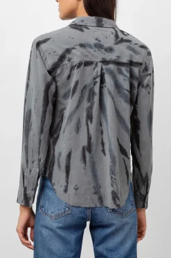 Vrouwen Rails Ingrid Overhemd Met Raw Zoom - Smoke Swirl