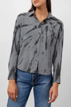 Vrouwen Rails Ingrid Overhemd Met Raw Zoom - Smoke Swirl