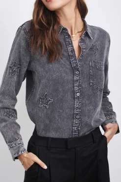 Vrouwen Rails Ingrid Shirt - Zwarte Zuursterren