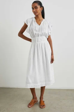 Vrouwen Rails Iona Jurk - Wit Kant Detail
