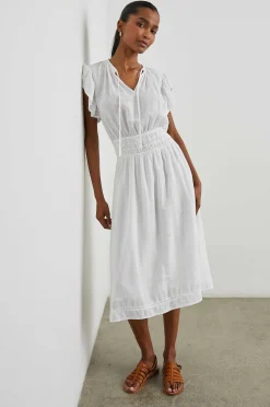 Vrouwen Rails Iona Jurk - Wit Kant Detail