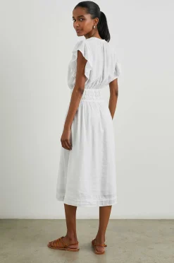 Vrouwen Rails Iona Jurk - Wit Kant Detail