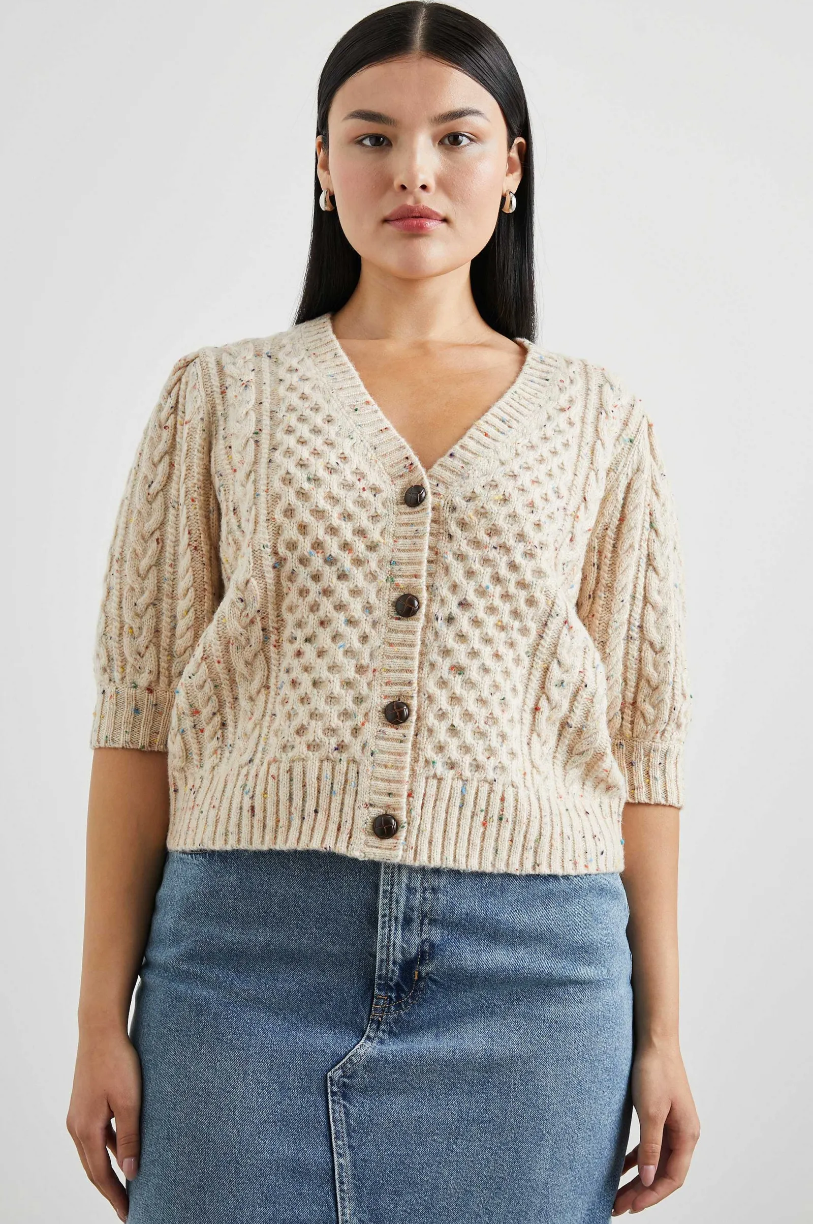 Vrouwen Rails Isla Vest - Creme Confetti