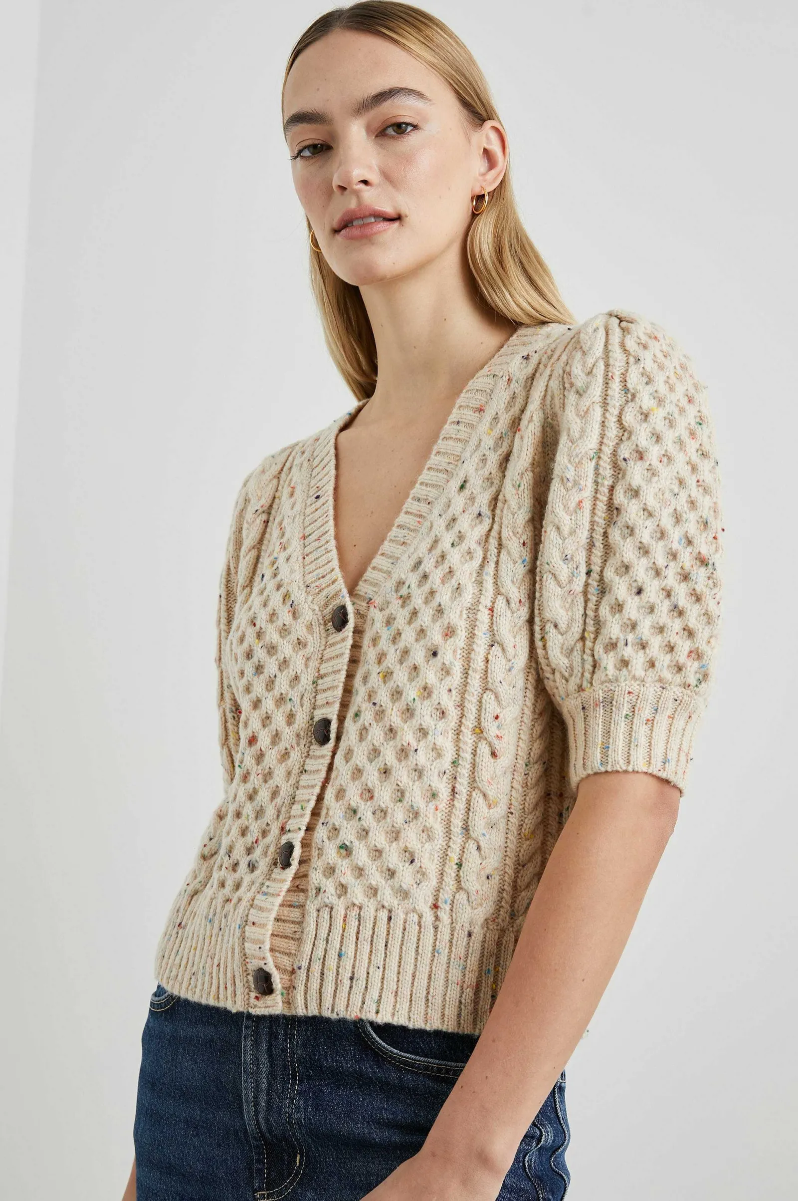 Vrouwen Rails Isla Vest - Creme Confetti