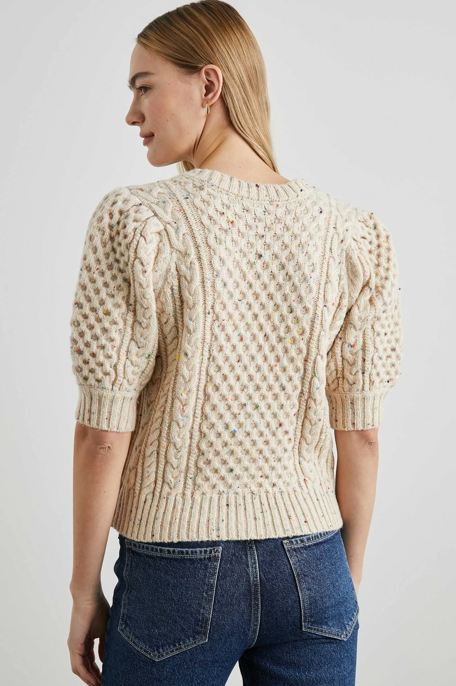 Vrouwen Rails Isla Vest - Creme Confetti