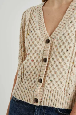 Vrouwen Rails Isla Vest - Creme Confetti