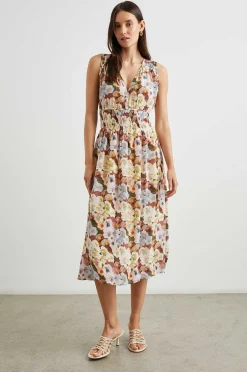 Vrouwen Rails Izzy Jurk - Geschilderde Bloemen