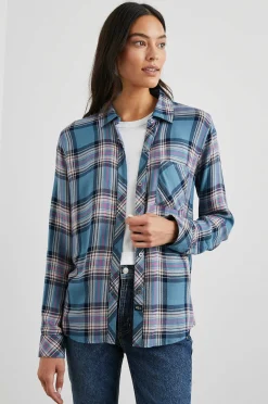 Vrouwen Rails Jager Overhemd - Blauwe Jasper Blush