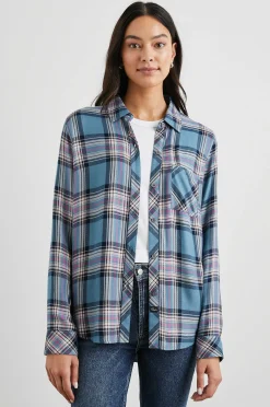 Vrouwen Rails Jager Overhemd - Blauwe Jasper Blush
