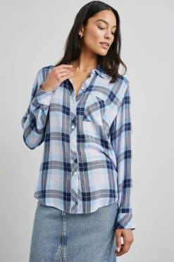 Vrouwen Rails Jager Overhemd - Lila Kristal Marine