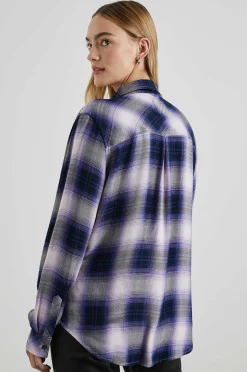 Vrouwen Rails Jager Overhemd - Orchidee Marine