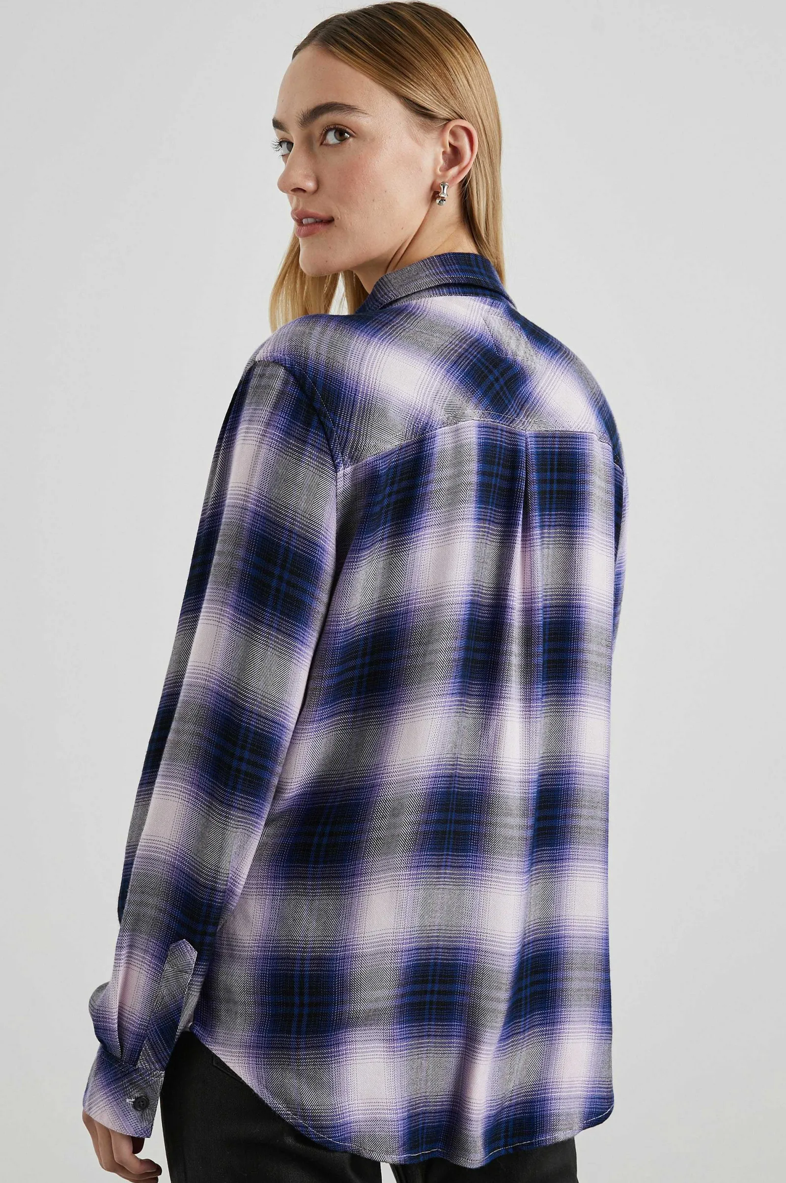 Vrouwen Rails Jager Overhemd - Orchidee Marine