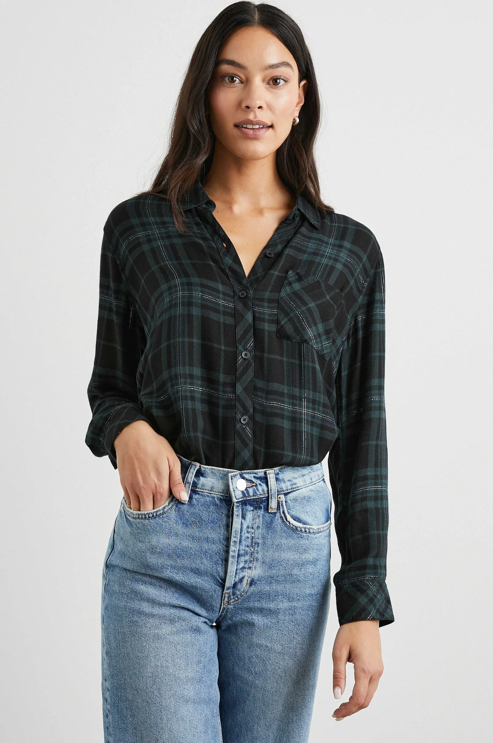 Vrouwen Rails Jager Shirt - Boslei Kladersel
