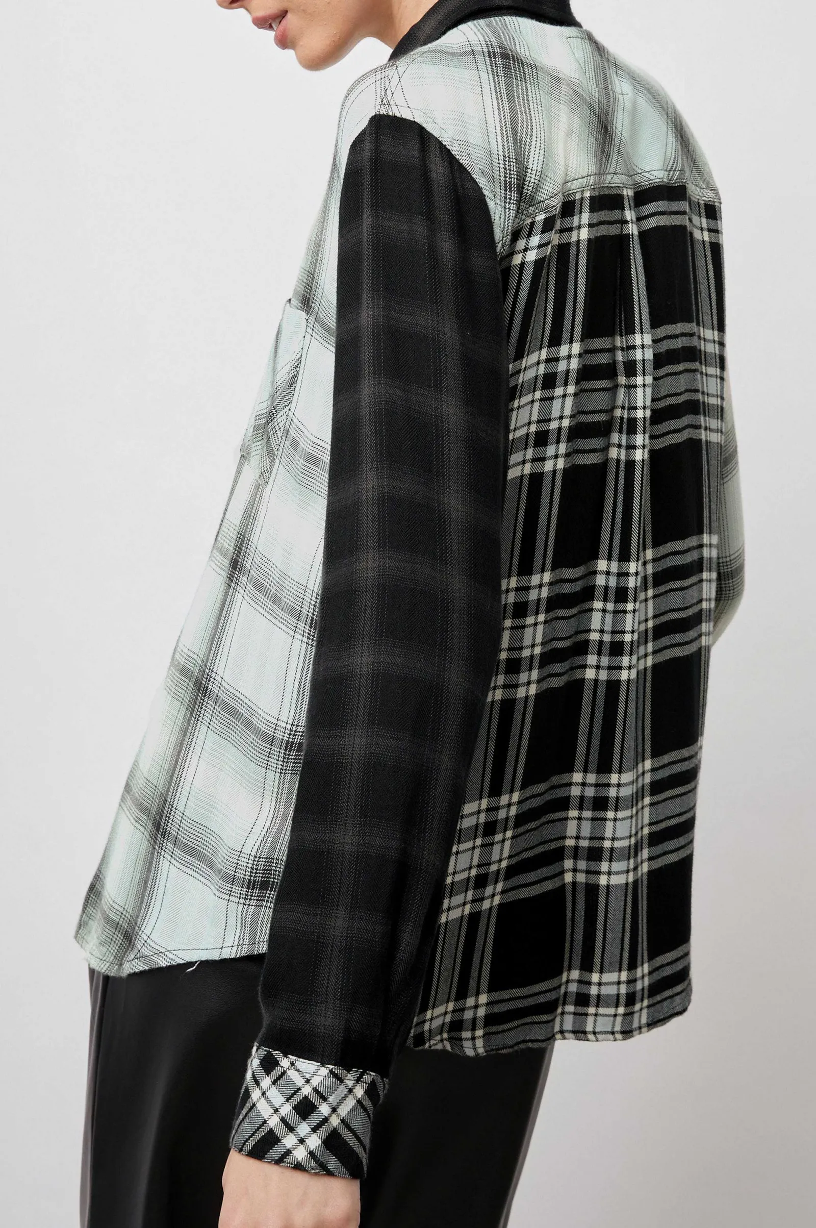 Vrouwen Rails Jager Shirt - Gemengde Onyx Plaid