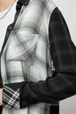 Vrouwen Rails Jager Shirt - Gemengde Onyx Plaid