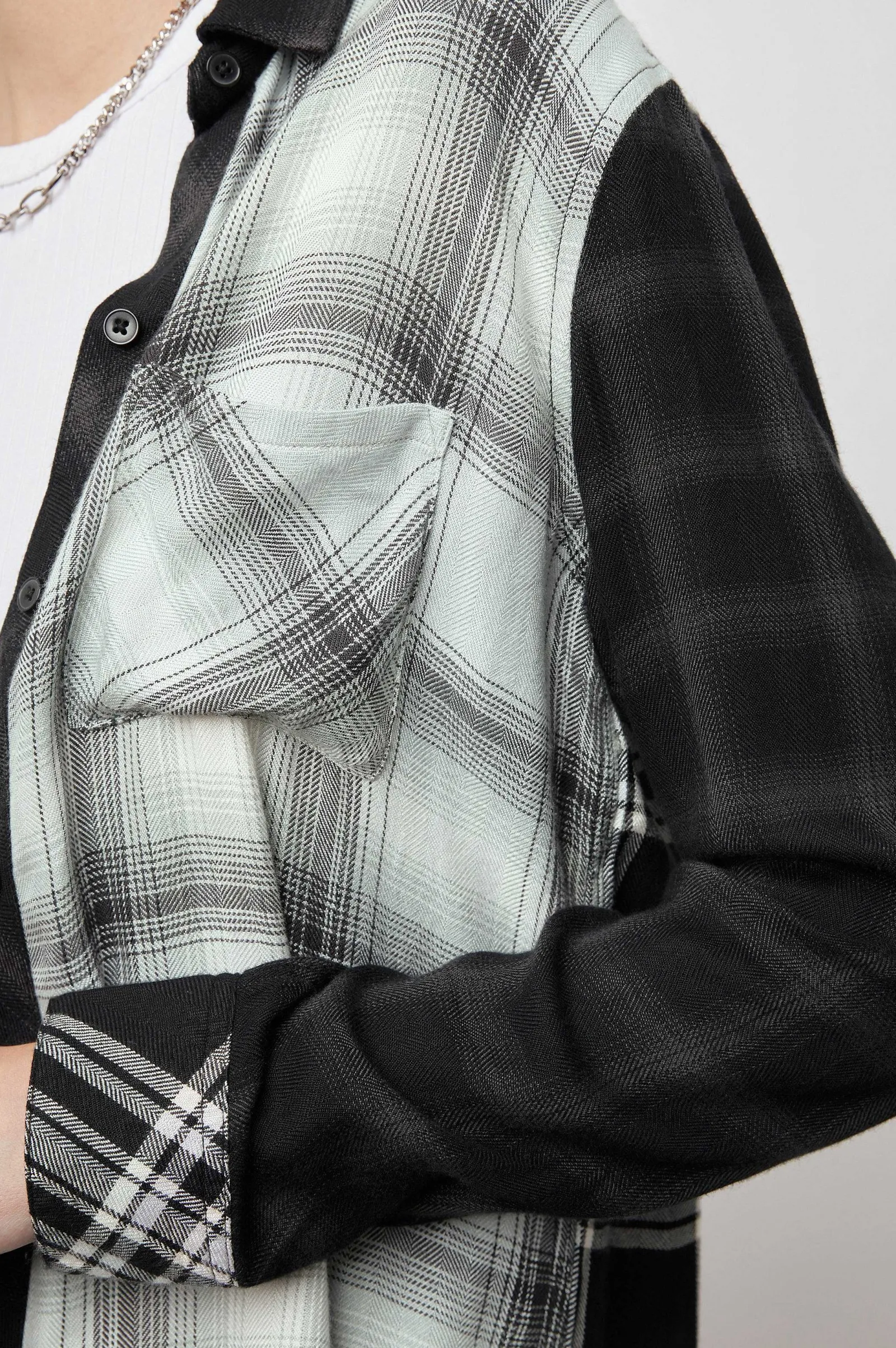 Vrouwen Rails Jager Shirt - Gemengde Onyx Plaid