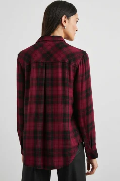 Vrouwen Rails Jager Shirt - Karmozijne Hoogte