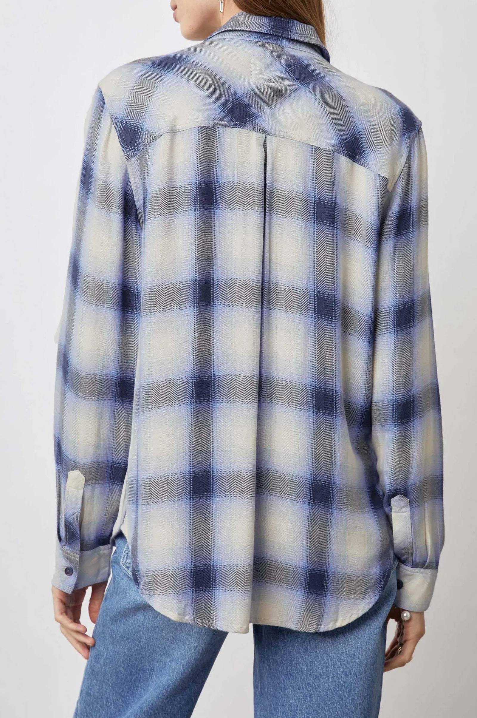 Vrouwen Rails Jager Shirt - Marine Ivoor Ijs
