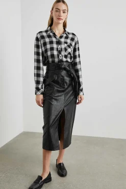 Vrouwen Rails Jager Shirt - Middernacht Sneeuw