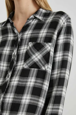 Vrouwen Rails Jager Shirt - Middernacht Sneeuw