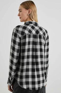 Vrouwen Rails Jager Shirt - Middernacht Sneeuw