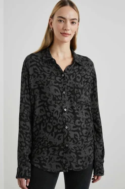 Vrouwen Rails Jager Shirt - Verspreide Houtskool Cheetah