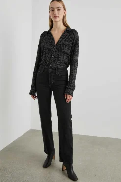 Vrouwen Rails Jager Shirt - Verspreide Houtskool Cheetah