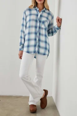 Vrouwen Rails Jager Shirt - Witte Indigo Mist