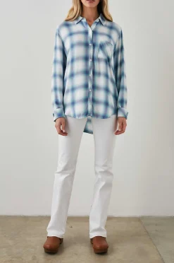 Vrouwen Rails Jager Shirt - Witte Indigo Mist