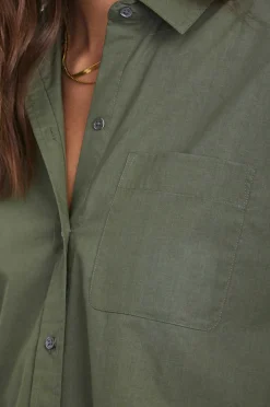Vrouwen Rails Janae Shirt - Olijf Rook