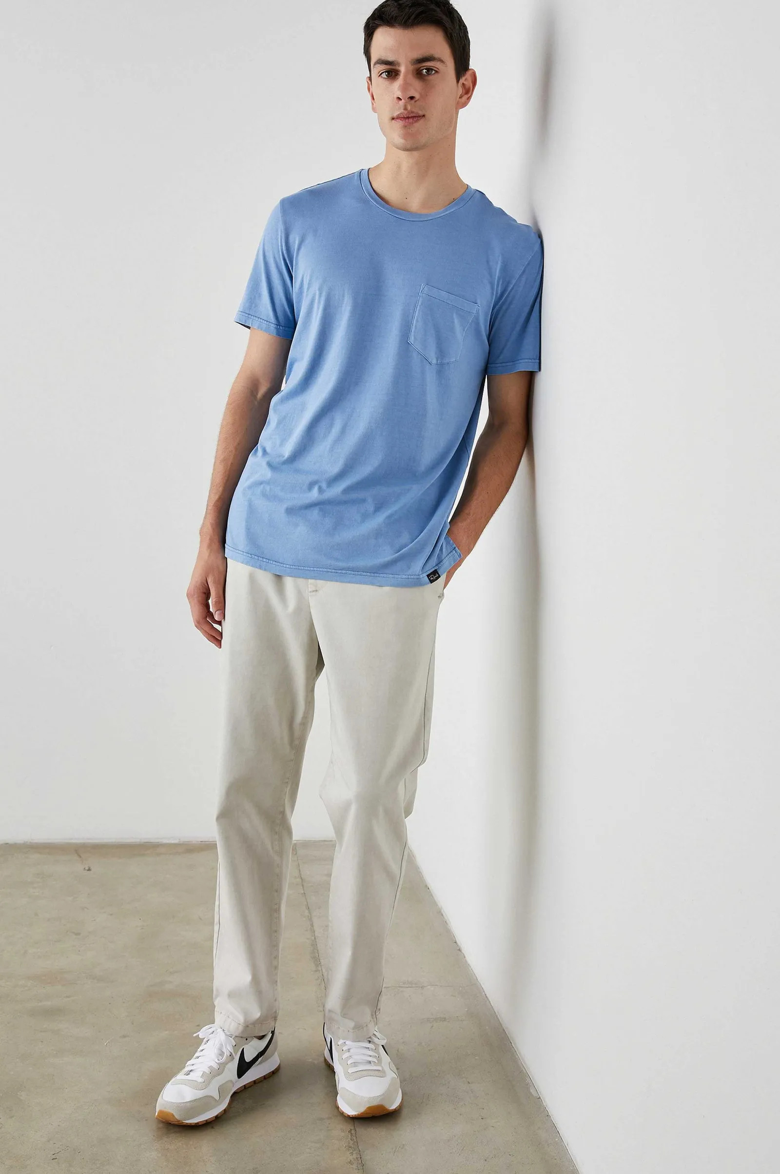 Heren Rails Johnny T-Shirt - Cielo