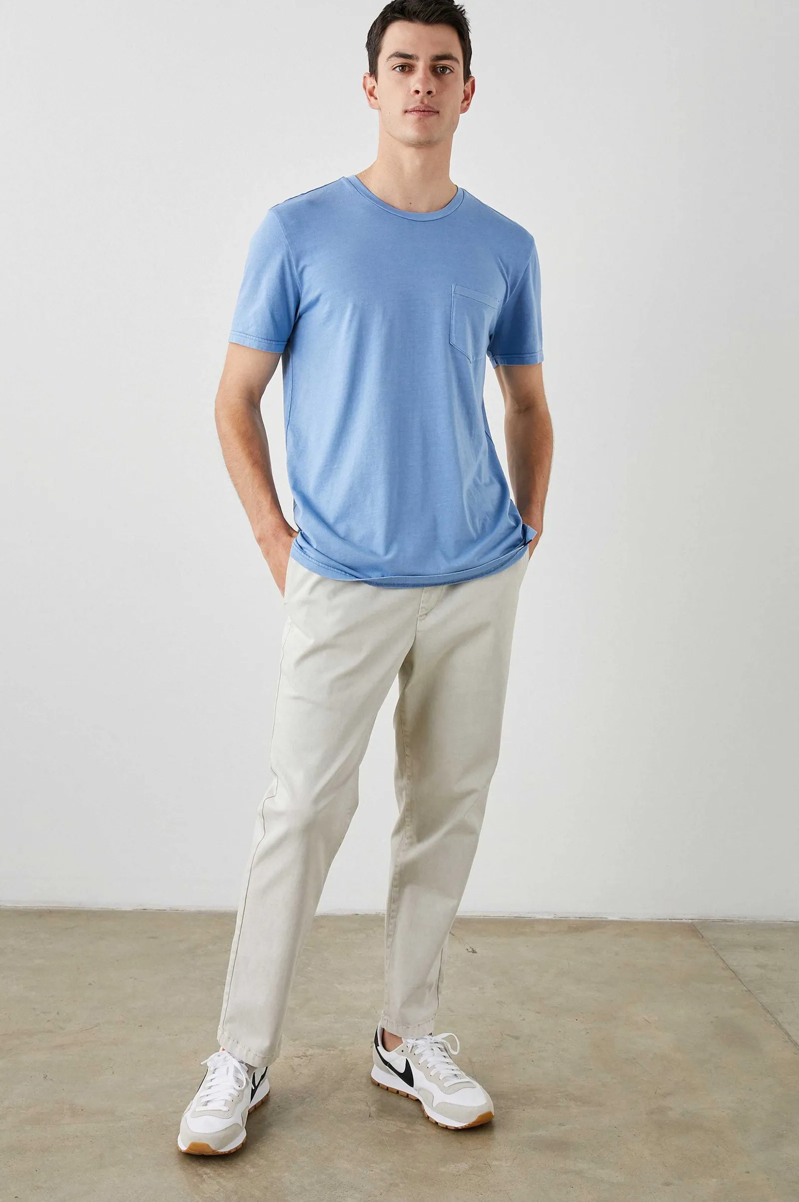 Heren Rails Johnny T-Shirt - Cielo
