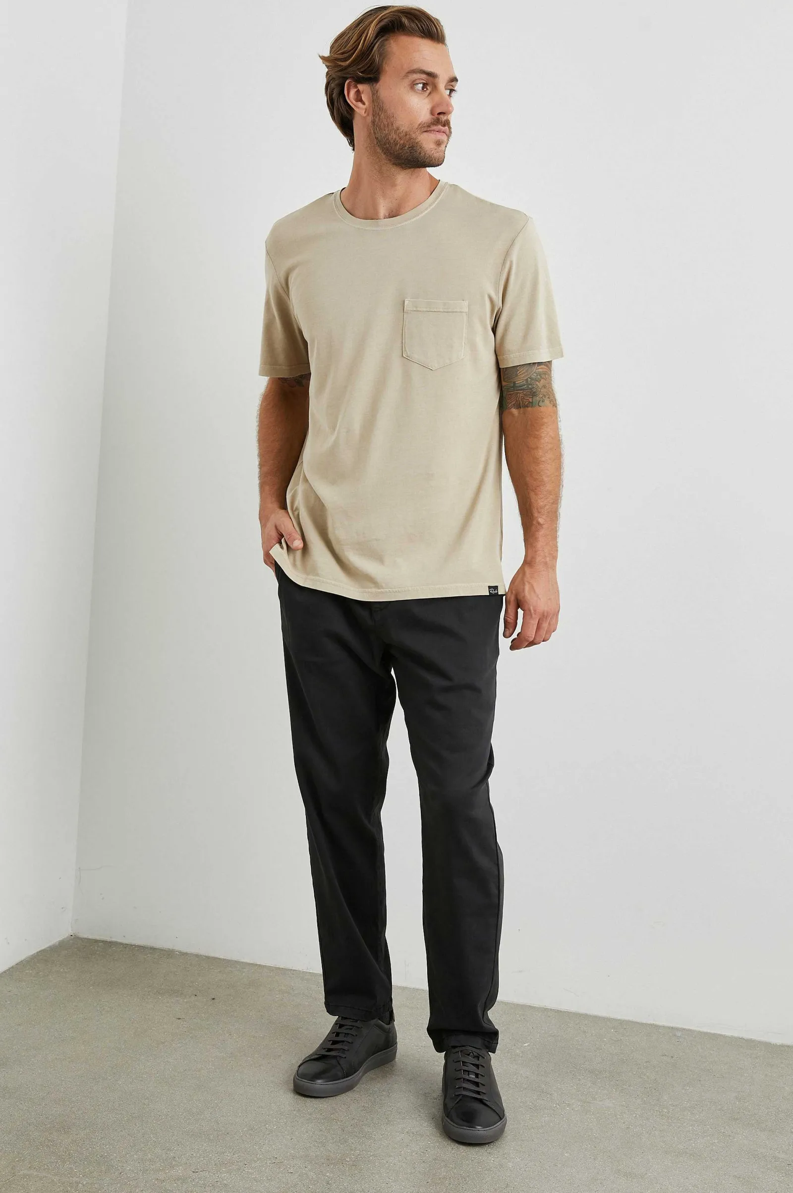 Heren Rails Johnny T-Shirt - Woestijnzand