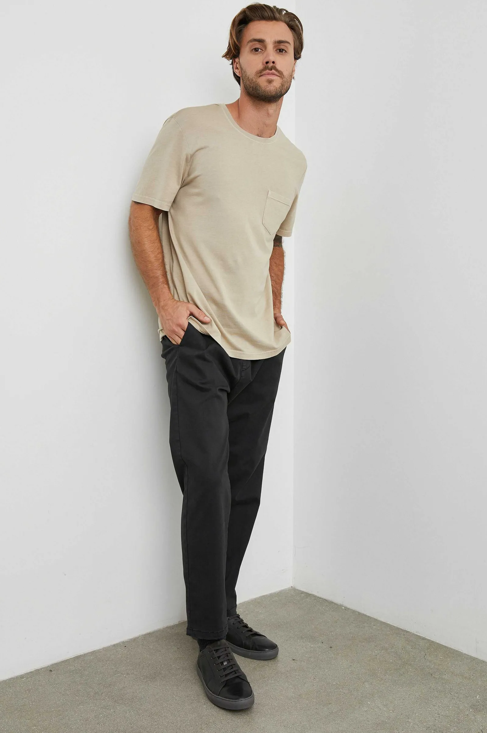 Heren Rails Johnny T-Shirt - Woestijnzand