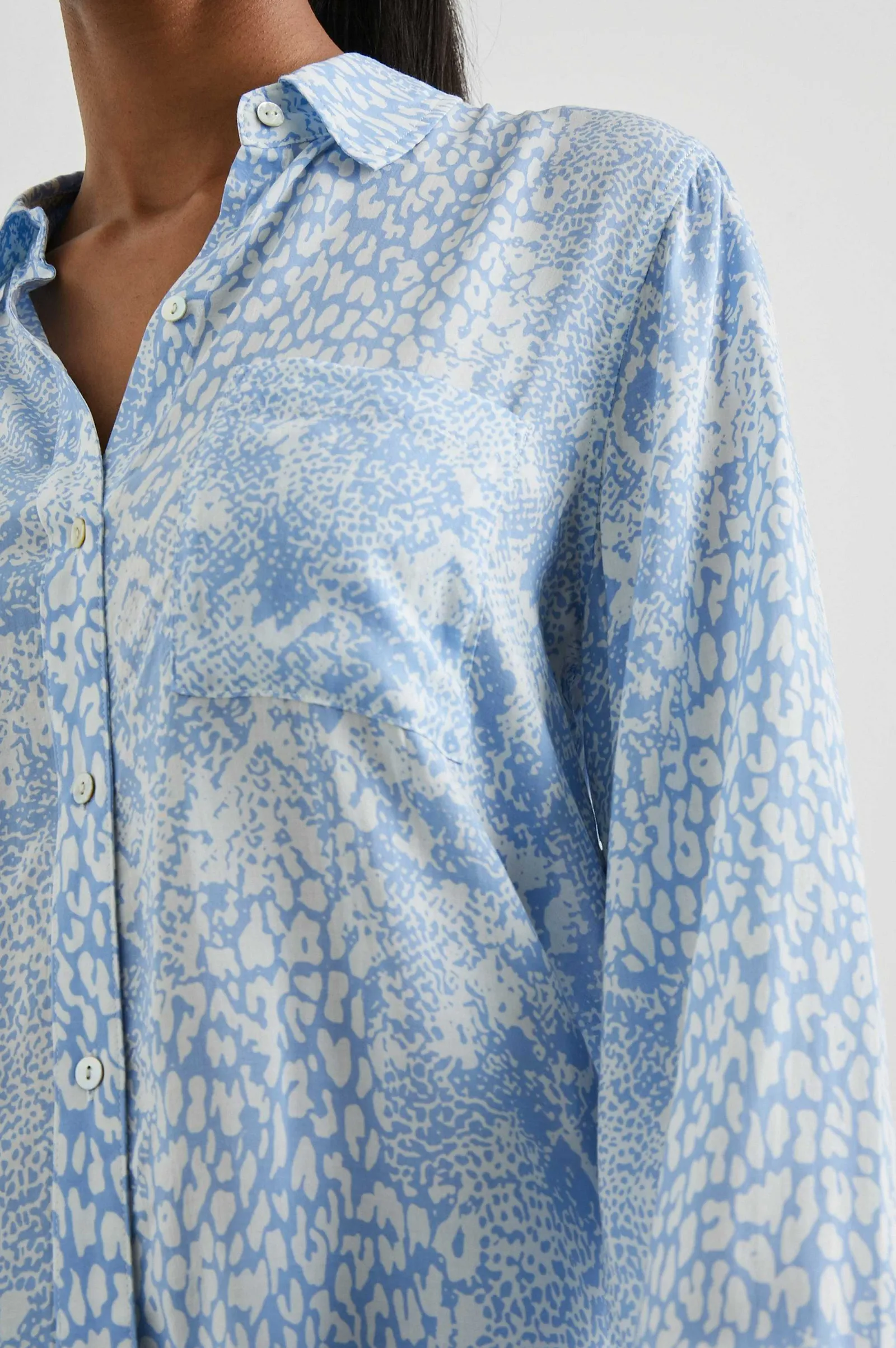 Vrouwen Rails Josephine Overhemd - Aqua Gemengde Dieren