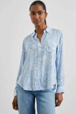 Vrouwen Rails Josephine Overhemd - Aqua Gemengde Dieren