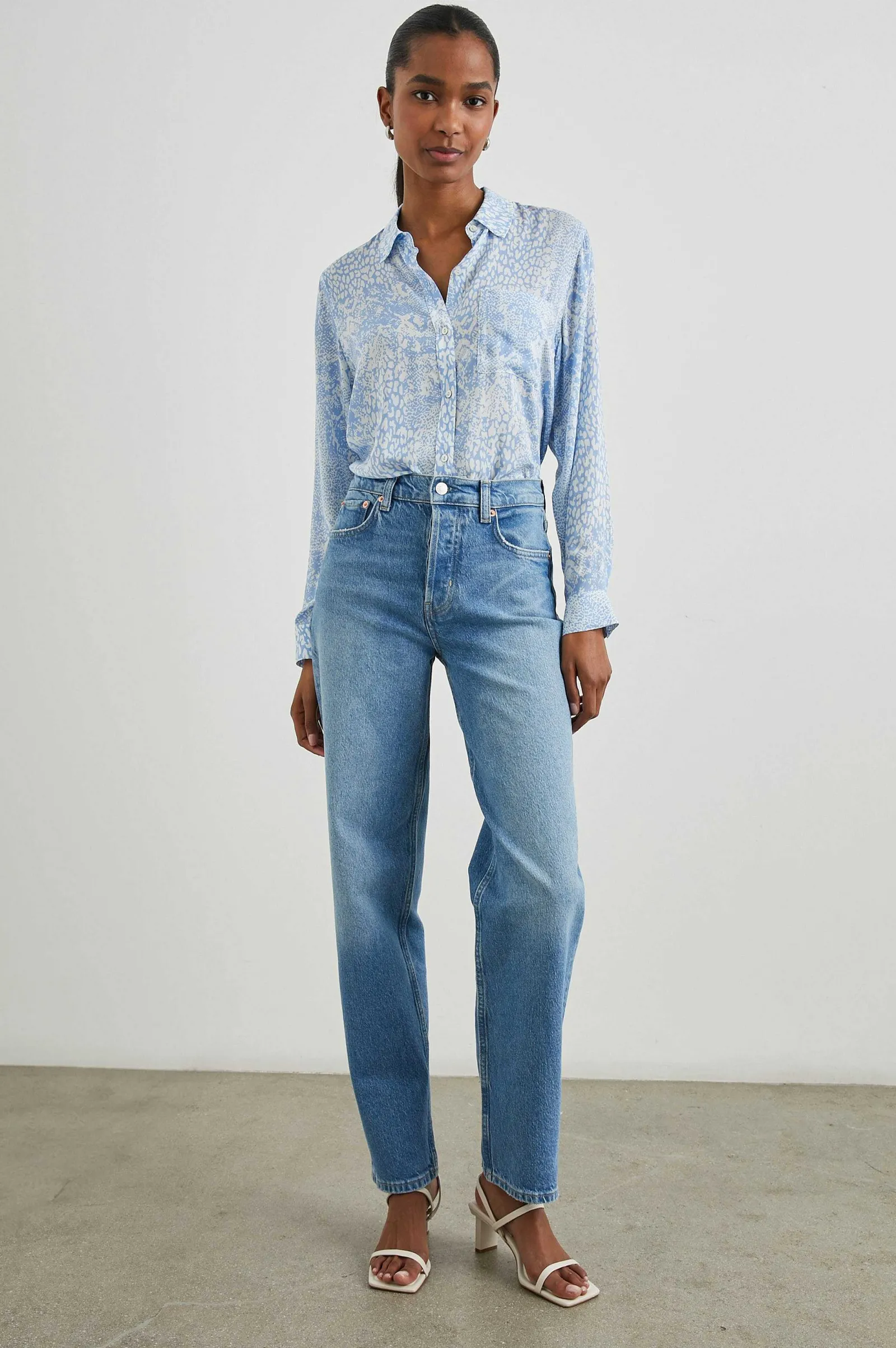 Vrouwen Rails Josephine Overhemd - Aqua Gemengde Dieren