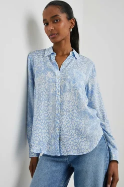 Vrouwen Rails Josephine Overhemd - Aqua Gemengde Dieren