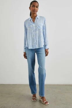 Vrouwen Rails Josephine Overhemd - Aqua Gemengde Dieren