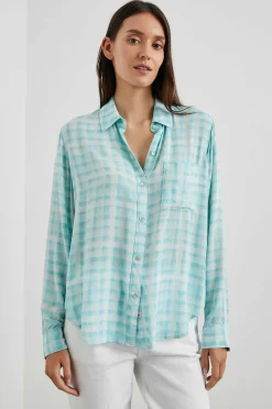 Vrouwen Rails Josephine Overhemd - Aqua Plaid