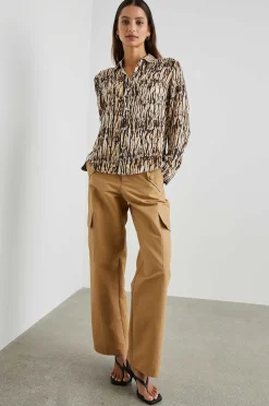 Vrouwen Rails Josephine Overhemd - Neutraal Ikat